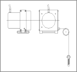 拉繩位移傳感器安裝需要注意圖示